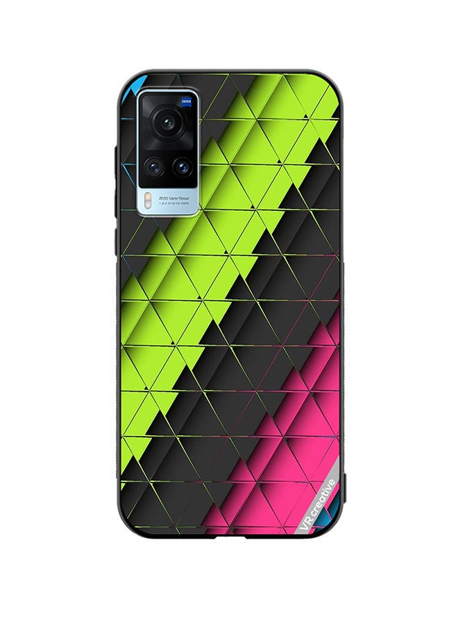 VR CREATIVE Protective Case Cover For Vivo X60 Multicolor Abstract Design - Image 1