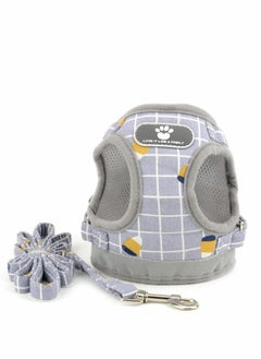 KASTWAVE Cat Harness and Leash Set for Walking Cat and Small Dog Harness Soft Mesh Puppy Adjustable Vest with Reflective Strap Comfort Fit for Pet Kitten Puppy Rabbit  - Image 2