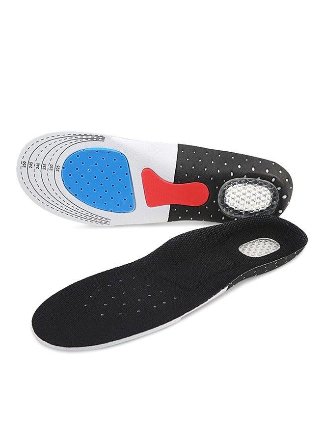Sports insole for men, silicone shock-absorbing insole, sweat-absorbing and breathable EVA cushion - Image 1
