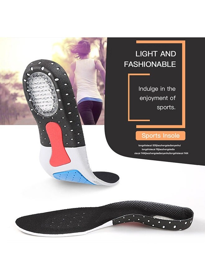 Sports insole for men, silicone shock-absorbing insole, sweat-absorbing and breathable EVA cushion - Image 4