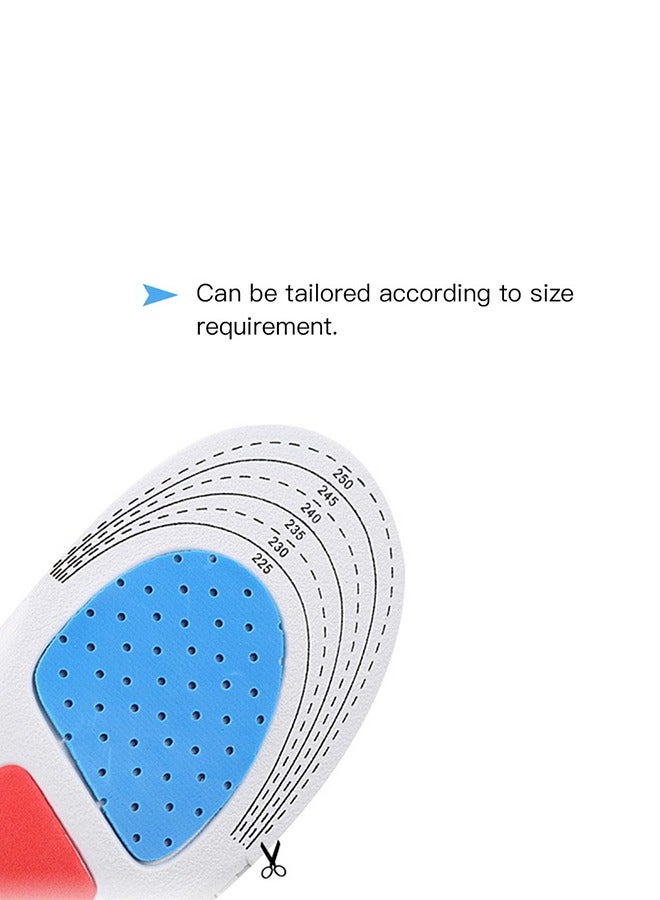 Sports insole for men, silicone shock-absorbing insole, sweat-absorbing and breathable EVA cushion - Image 5