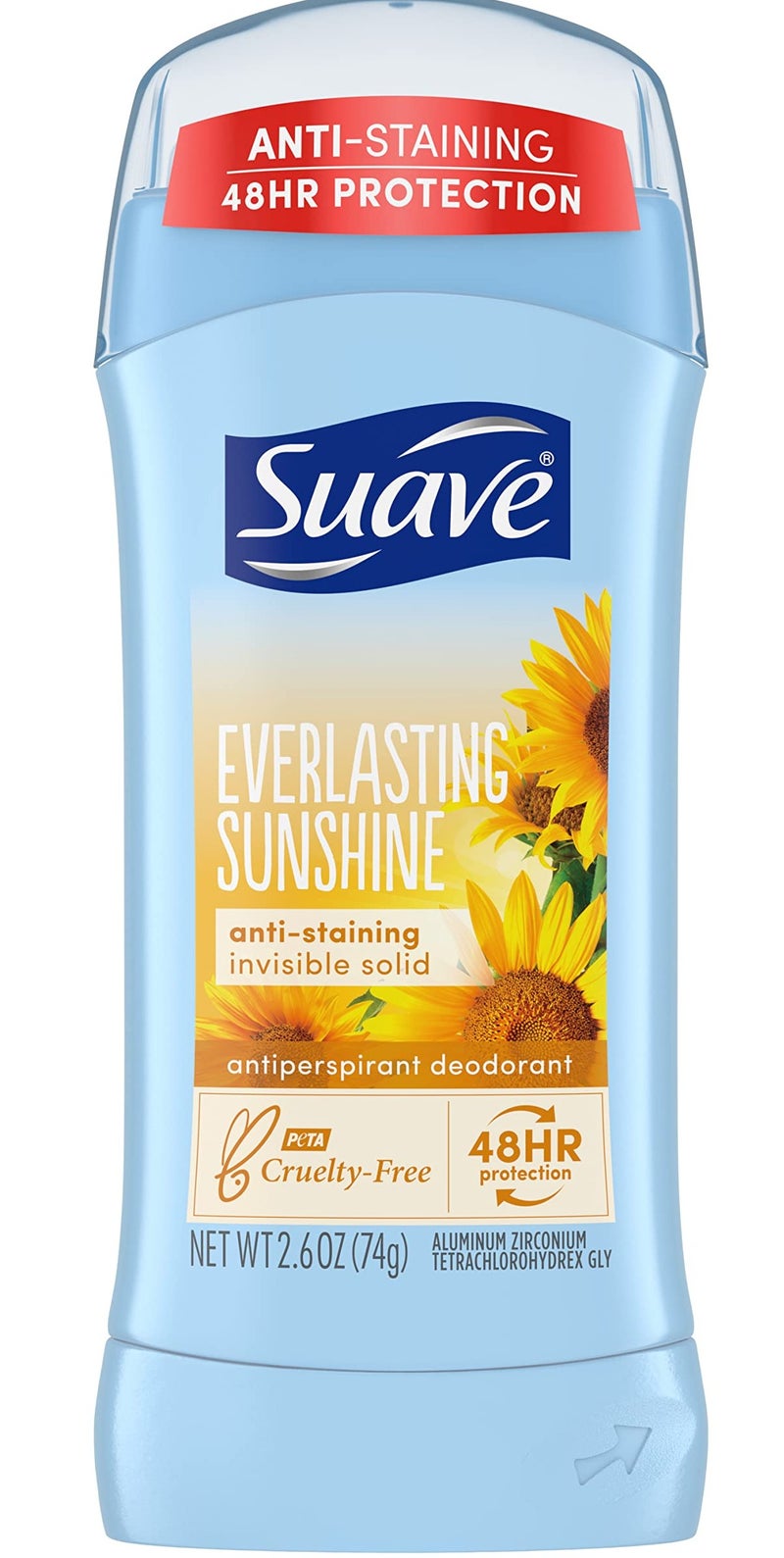 Deodorant Everlasting Sunshine Anti staining Invisible Solid 74g