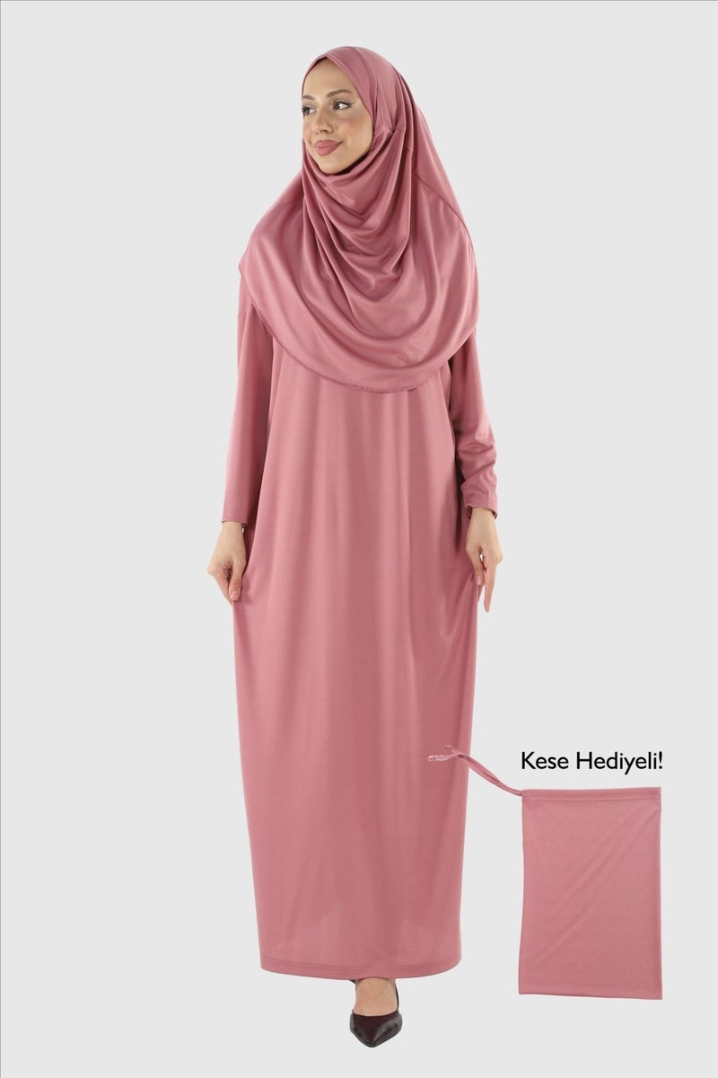 Plistre 2133_One Piece Non-Slip Headscarf Prayer Hijab Dress  - Image 1