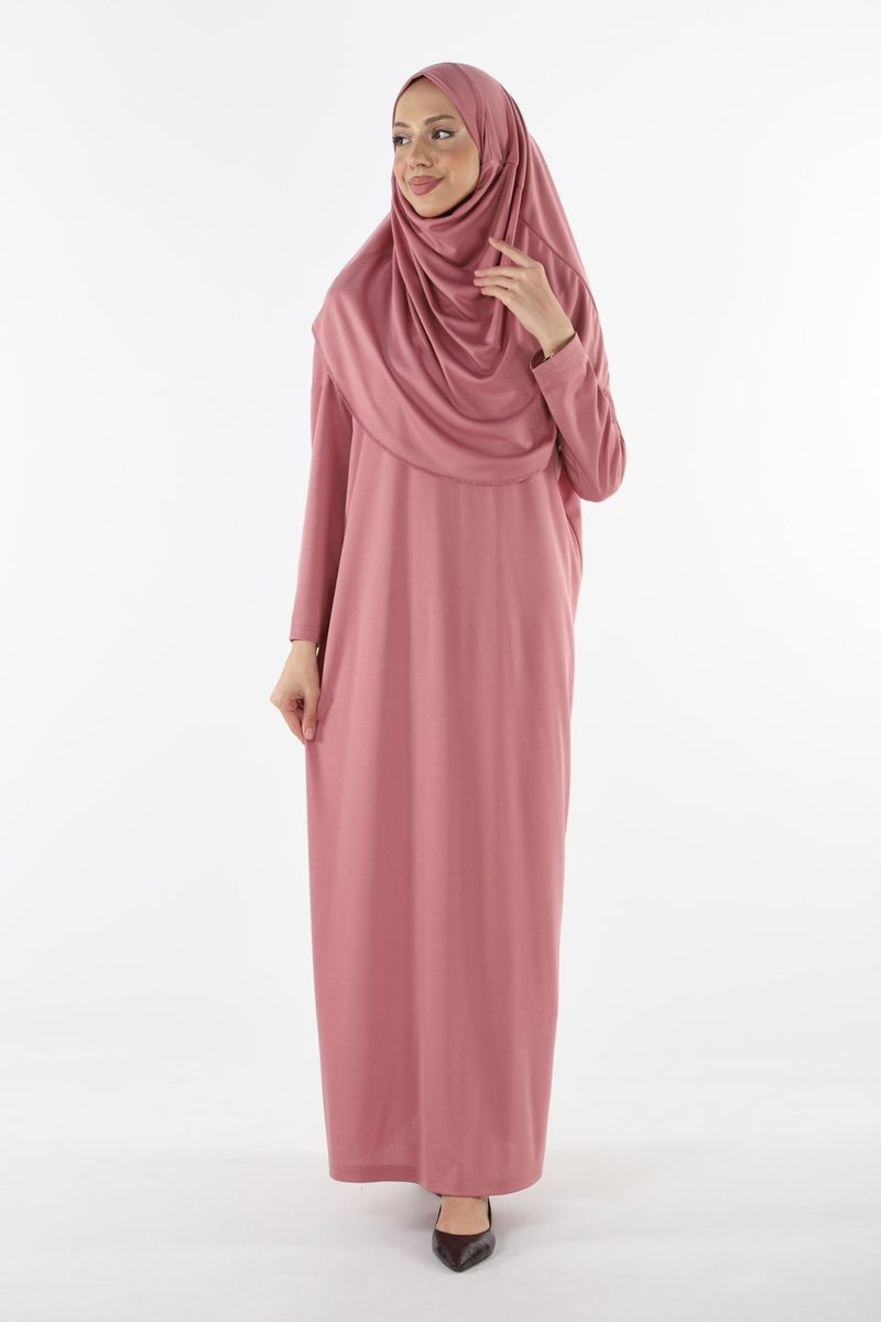 Plistre 2133_One Piece Non-Slip Headscarf Prayer Hijab Dress  - Image 4
