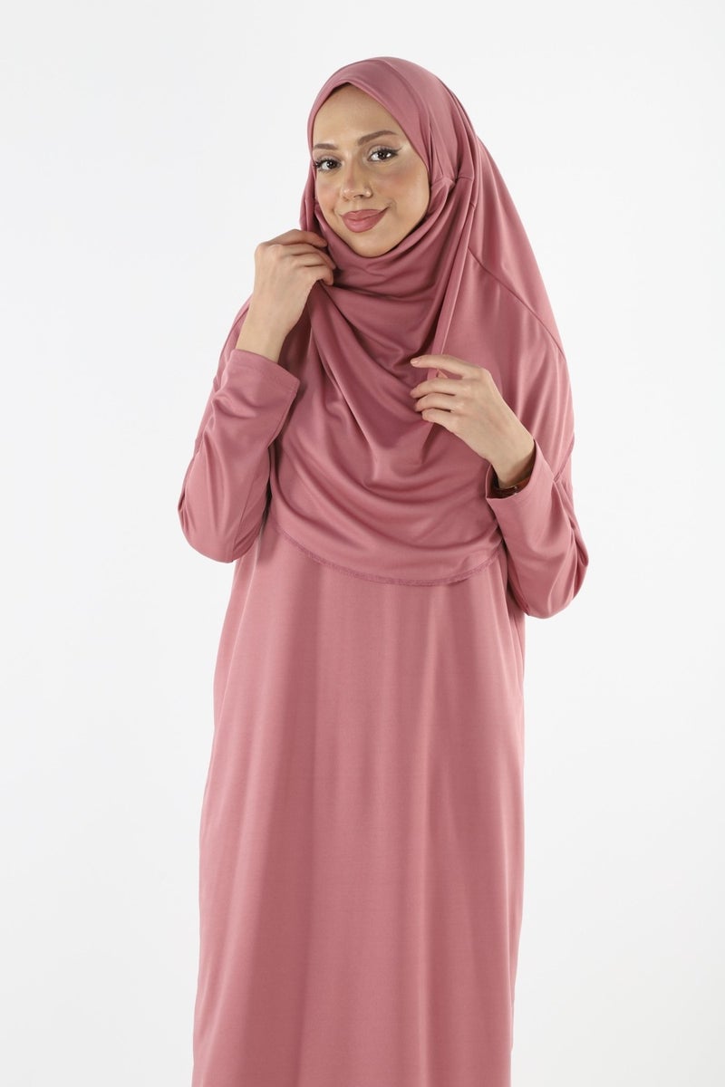 Plistre 2133_One Piece Non-Slip Headscarf Prayer Hijab Dress  - Image 3