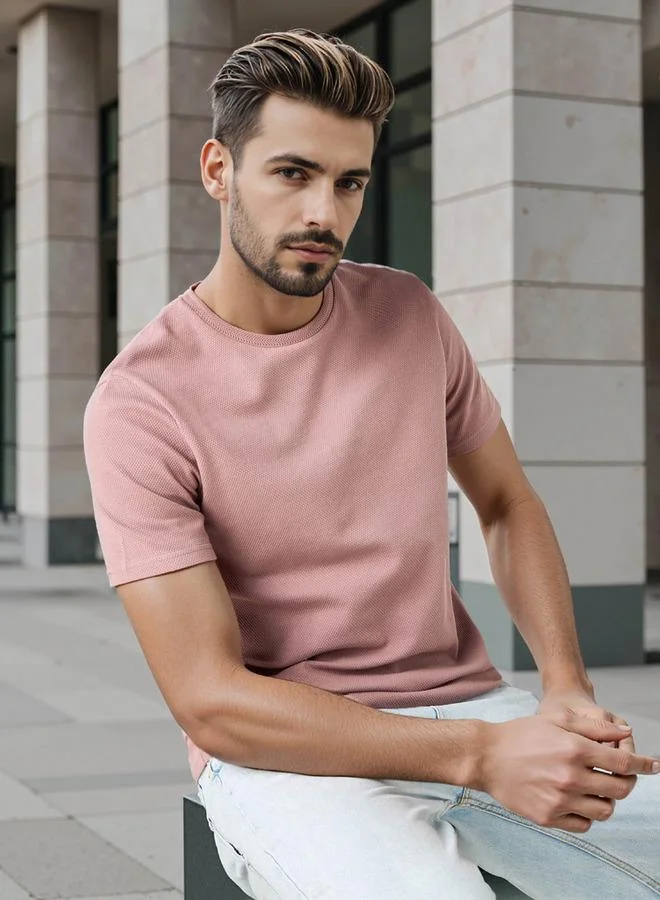 ايكونيك تيشيرت أيقوني بنقشة الفشار