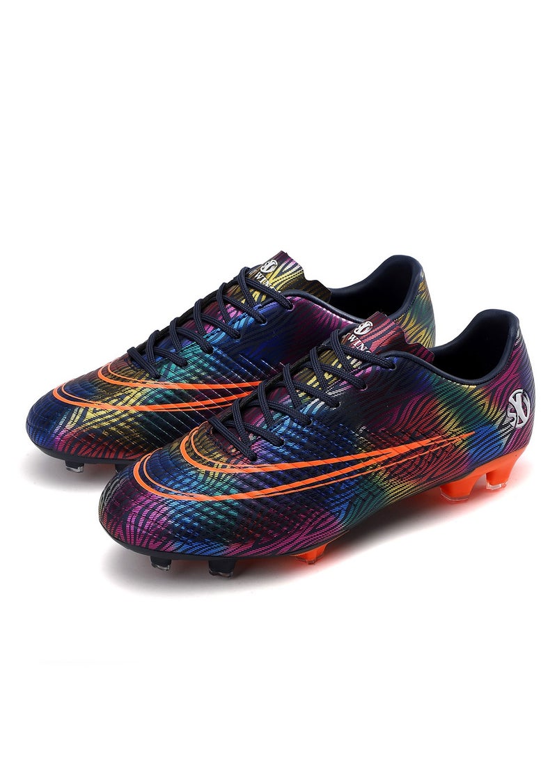 SKY WING - SKY WING Men's Soccer Shoes Cleats Professional High-Top Breathable Athletic Football Boots Sneakers for Outdoor Indoor - Image 1