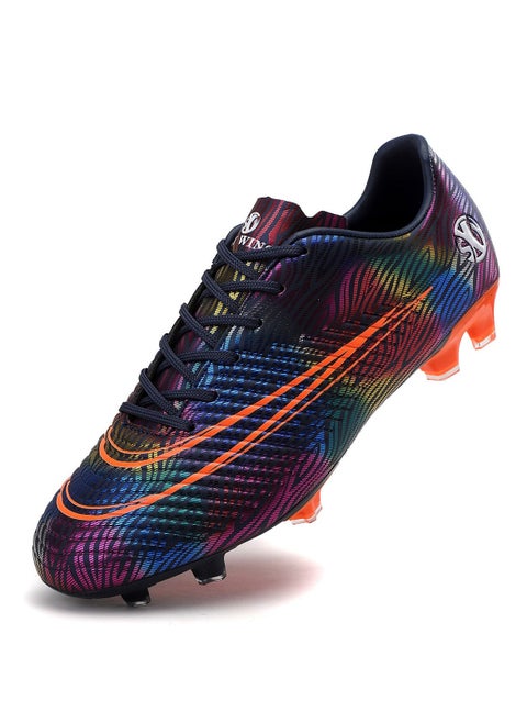 SKY WING Men's Soccer Shoes Cleats Professional High-Top Breathable Athletic Football Boots Sneakers for Outdoor Indoor