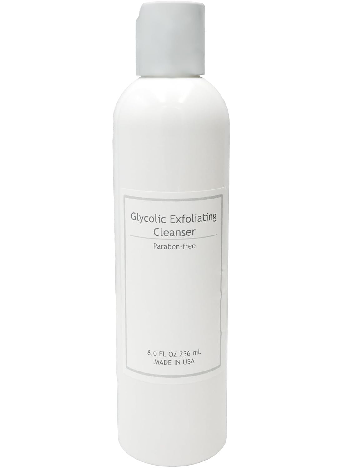 Pure Ziva 2.45% Glycolic Acid Foaming Exfoliating Cleanser Face Wash, Gluten & Paraben Free, 8 Fluid Ounces, No Animal Testing & Cruelty Free 