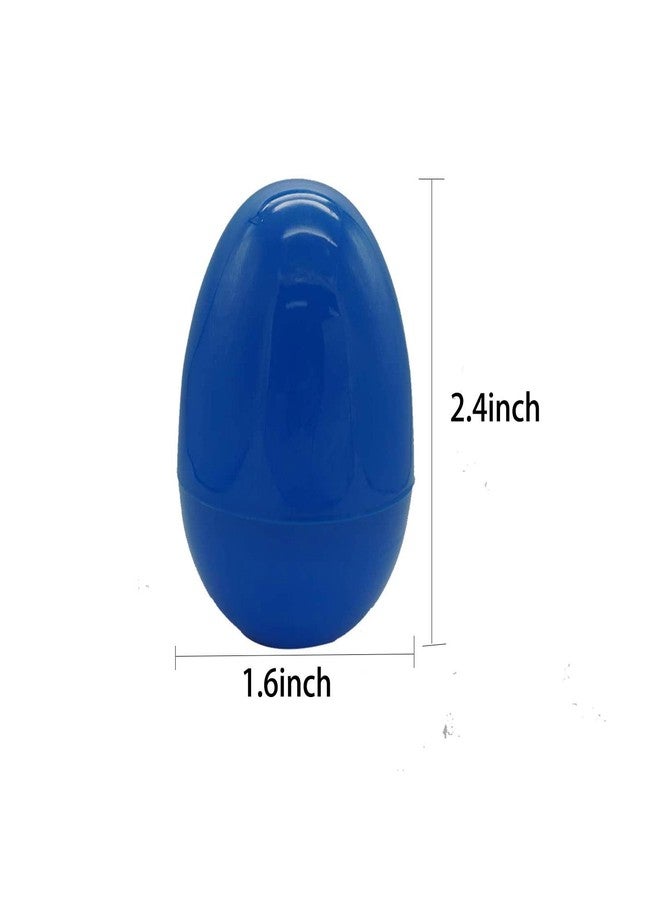 Nyicey 24 Fillable Plastic Easter Egg Hunt Party Supply Pack - 2.5" Assorted Color Plastic Eggs - Image 2