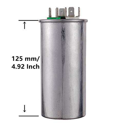 BOJACK 70+7.5 uF 70/7.5 MFD ±6% 370/440 V AC CBB65 Dual Run Circular Start Capacitor for AC Motor Run or Fan Start or Condenser Straight Cool or Heat Pump Air Conditioner - Image 3