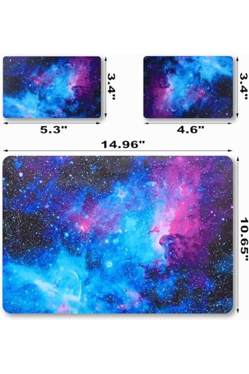 BPA® Laptop Skin Sticker Decal,12" 13" 13.3" 14" 15" 15.4" 15.6 inch Laptop Vinyl Skin Sticker Cover Art Protector Notebook PC (Free 2 Wrist Pad Included), Decorative Waterproof Removable, Galaxy - Image 2