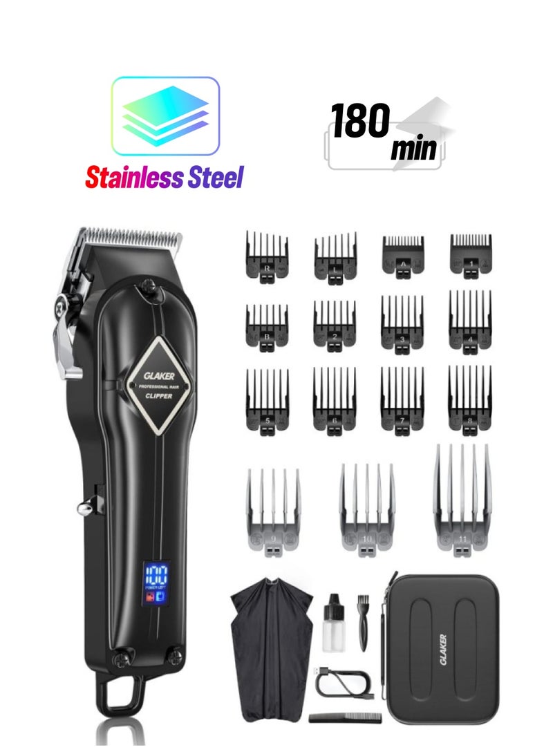 Glaker K11S Hair Clipper Wireless - Black - Image 1
