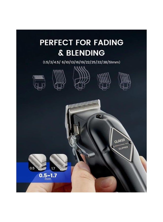 Glaker K11S Hair Clipper Wireless - Black - Image 3