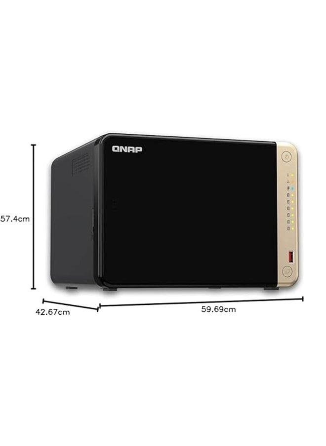 QNAP TS-664-8G | 6-Bay, PCIe Gen3, 2.5GbE Tower NAS  - Image 4