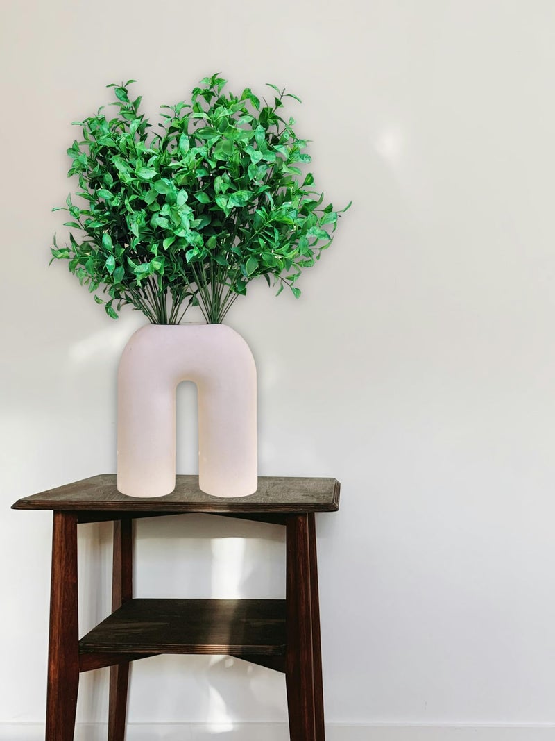 ARTSY Artificial Plants for Home Decor, Plant Leaves Bunch for Pot/vase, Home/Office Decor, Gift, Craft, Artificial Flowers, Without vase, Pack of 1 Piece, 60 cm Height, Green - Image 3
