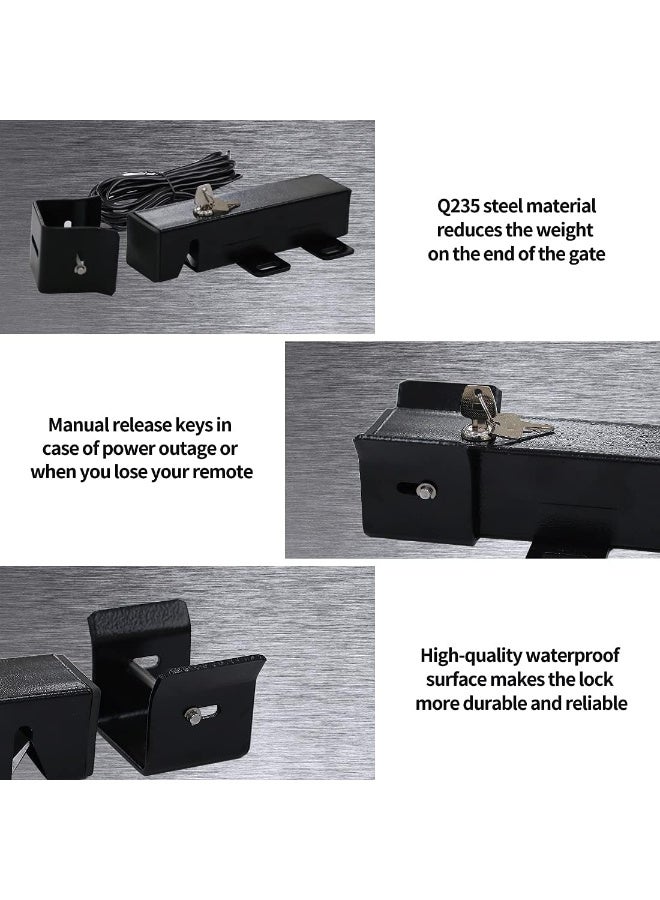 TOPENS ET24 Automatic Electric Gate Lock for DC 24V Swing Gate Opener Gate Operator System Device Safe Security Gate Lock - Image 3