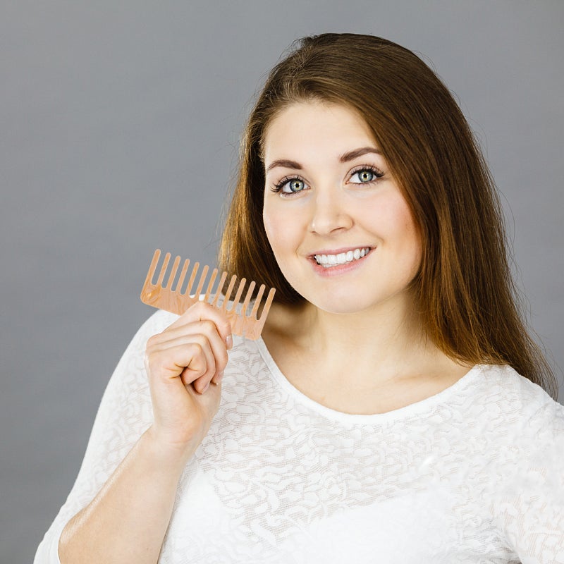 2Pcs Handheld Hairdressing Combs Hairdressing Tools for Home (Assorted Color) - Image 1