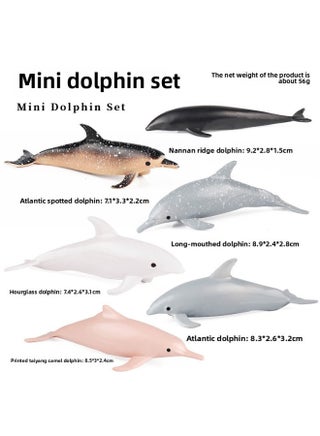 Marine Animal Model Simulation Tuna Mavis Green Fin Squid Deep Sea Fish Children's Early Education Cognition-Colour:Jct【py】mini Dolphin 6-style Set - pzsku/Z88EA12E0C86BA095647EZ/45/1745621879/8219eba4-f9eb-4751-84e7-e04061d9376a