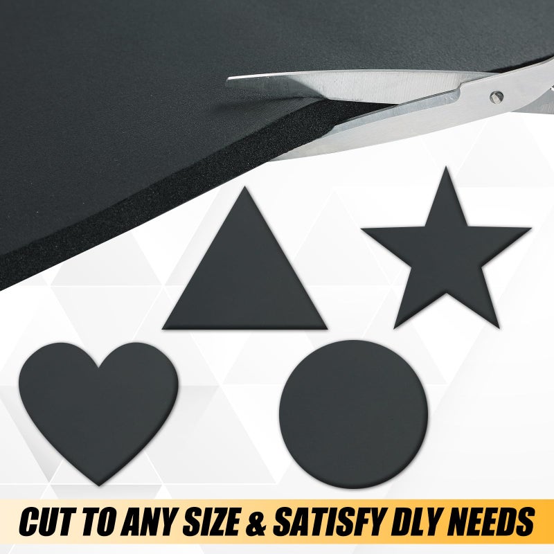 FLKQC Sponge Neoprene Without Adhesive Foam Rubber Sheet, 1/8" x 17" x 80" Neoprene Rubber Sheet, Neoprene Padding Sheet, Cut to Multiple Dimensions and Lengths for DIY Padding Gaskets - Image 5