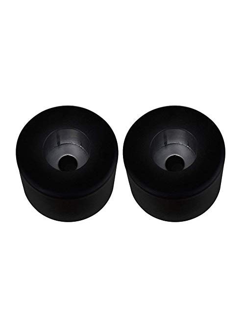PENN ELCOM Penn Elcom Small Black Rubber Feet With Steel Washer Set of 12 F169112  - Image 2