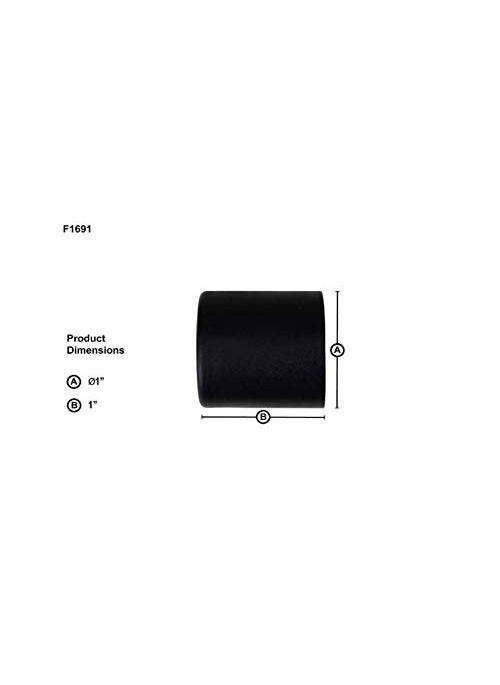 PENN ELCOM Penn Elcom Small Black Rubber Feet With Steel Washer Set of 12 F169112  - Image 5