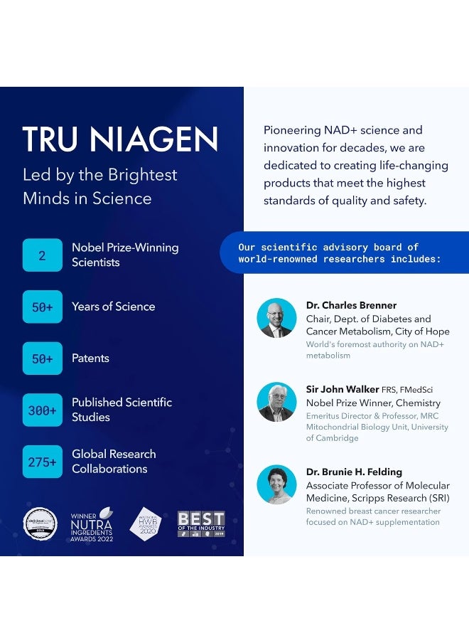 TRU NIAGEN - Patented Nicotinamide Riboside Nad+ Supplement  - Image 5