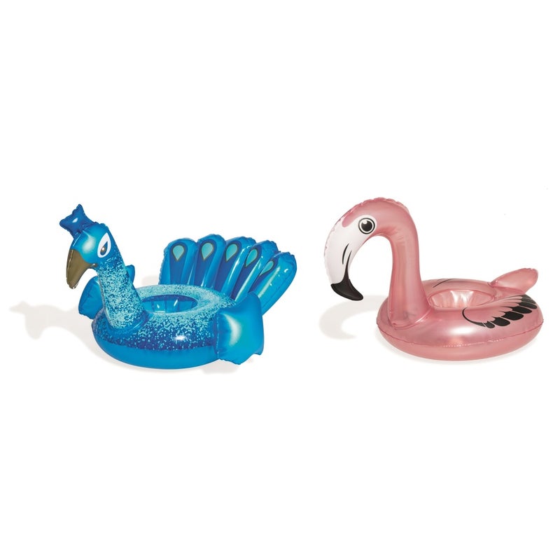 Bestway - Drink Holder Peacock & Flamingo - 34104 - Image 1