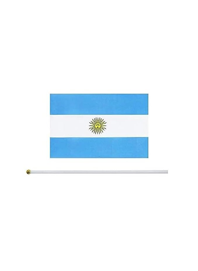 PRINTSHOP4ME Set of 10 Hand-Held Mini Country Flags - Perfect for Parades - Festivals and Party Decorations - Party Favors and Event Supplies  - Image 2