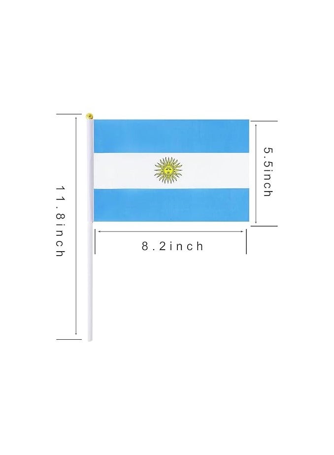 PRINTSHOP4ME Set of 10 Hand-Held Mini Country Flags - Perfect for Parades - Festivals and Party Decorations - Party Favors and Event Supplies  - Image 3