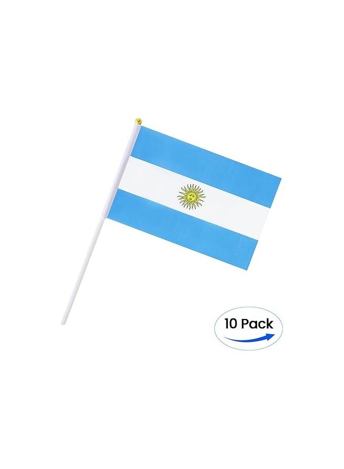 PRINTSHOP4ME Set of 10 Hand-Held Mini Country Flags - Perfect for Parades - Festivals and Party Decorations - Party Favors and Event Supplies  - Image 4
