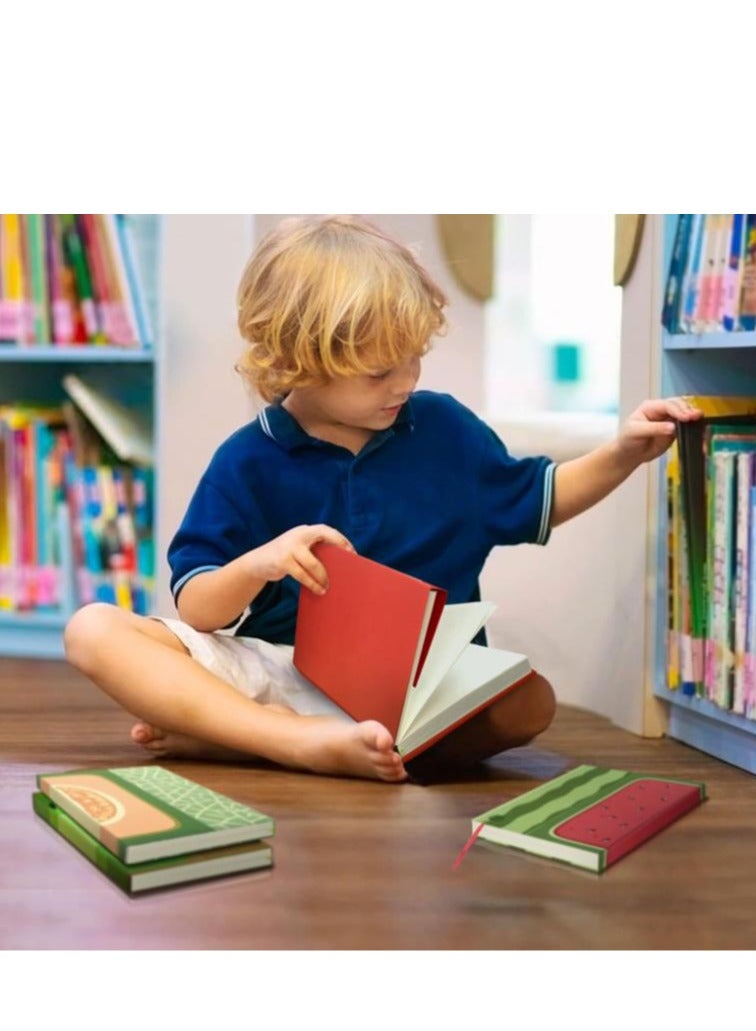 XiuWoo Notebook Journal Fruit with Magnetic Flap Closure, Classic Note book for Writing Sketching Cute Memo Diary Kids, Students, Teachers, 224 Pages, 5.3x7.6 inch - Image 5