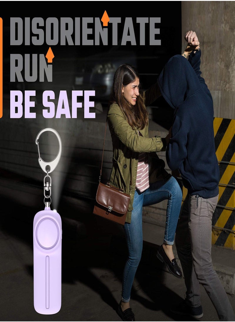 Y&D Personal Alarm Safety Panic Keychain Emergency Self Defence 130 dB Loud Siren Protection Device with LED Light Simple Operation Reusable for Women Kids Elders  - Image 4