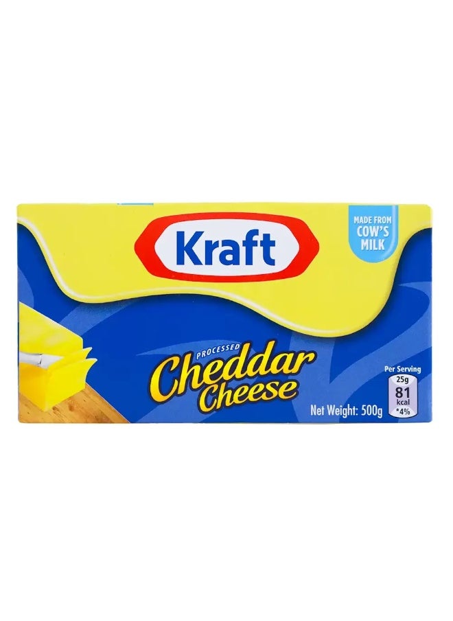 Kraft Kraft Processed Cheddar Cheese From Pure Cow Milk- 500gms (Delivery In Dubai Only)  - Image 2