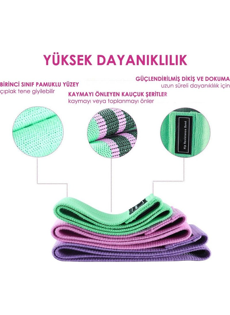 Technosmart Loop Band Resistance Band Sports Exercise Aerobics Pilates Squat Band Fitness Yoga  - Image 2