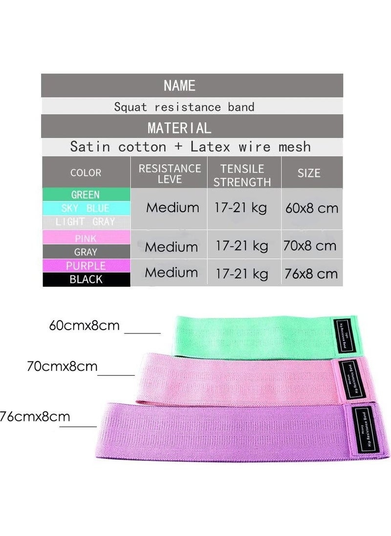 Technosmart Loop Band Resistance Band Sports Exercise Aerobics Pilates Squat Band Fitness Yoga  - Image 4
