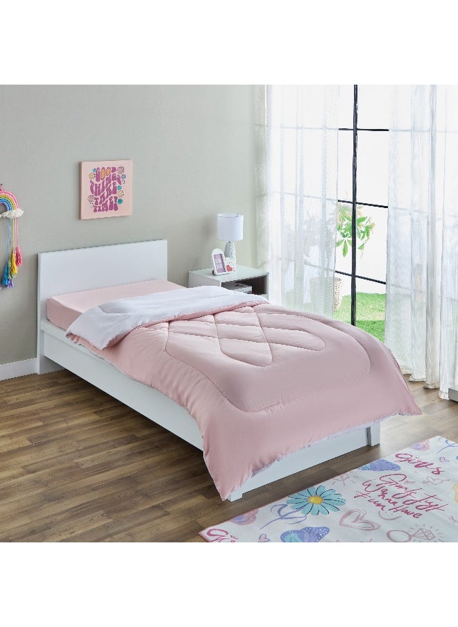 Home Box - Vera Reversible Microfibre Single Comforter - 135X220 Cm - Image 1