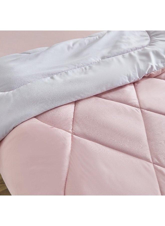 Home Box - Vera Reversible Microfibre Single Comforter - 135X220 Cm - Image 1