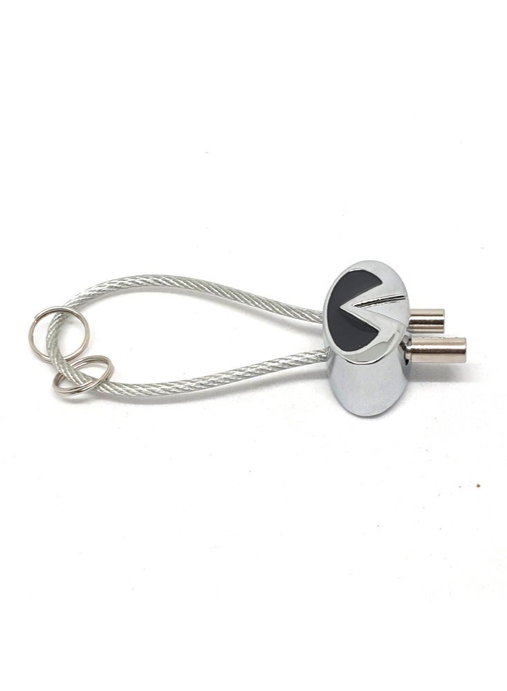 Service Zone Zinc Alloy Metal 3D Logo Keychain For Infiniti - Image 2