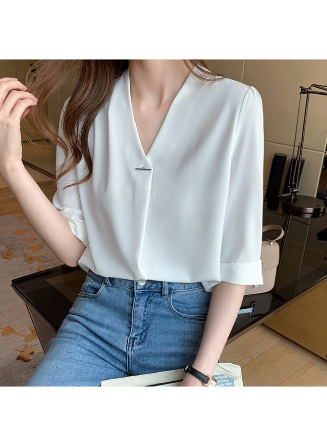 Shougu New Style Casual Women's Professional Commuting Shirt  - Image 1