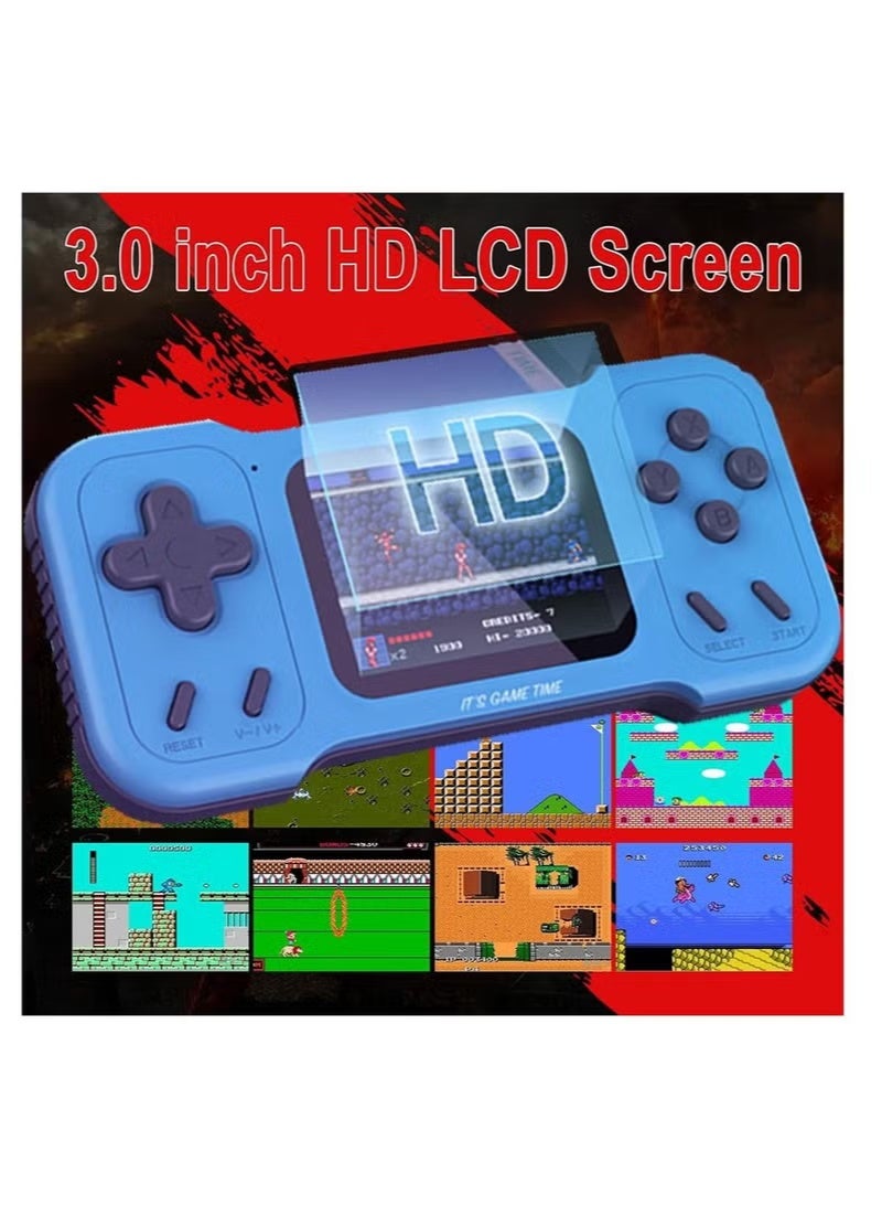 غايمز جهاز ألعاب محمول كلاسيكي للأطفال والكبار، مزود بـ 500 لعبة مدمجة، شاشة ملونة عالية الدقة 3 بوصات، مخرج صوت وصورة، عصا تحكم ثلاثية الأبعاد مزدوجة A15 - Image 5