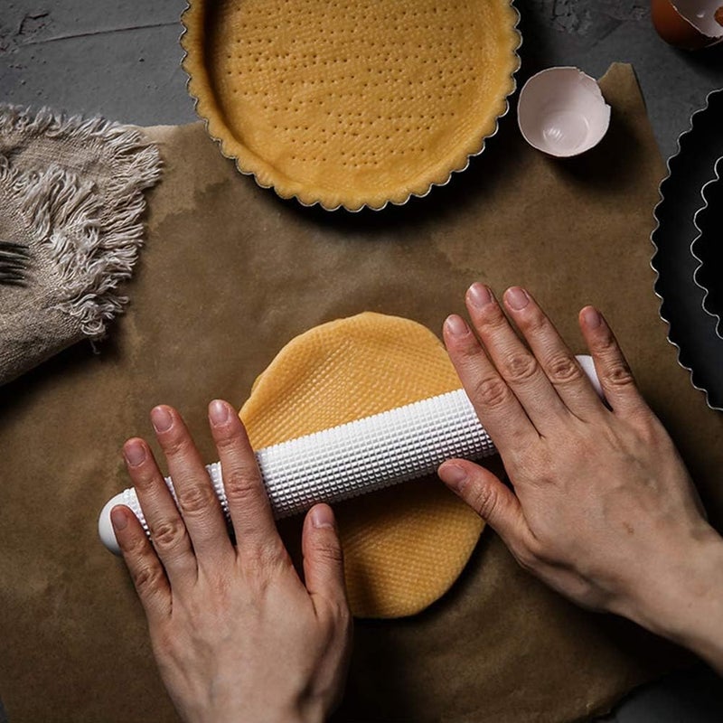comfrt 15in Rolling Pins for Baking, Non-stick Plastic Rolling Pin Fondant Dough Pastry Roller for Pizza Pie Crust Bread Cookie Dumpling Skin - Image 5