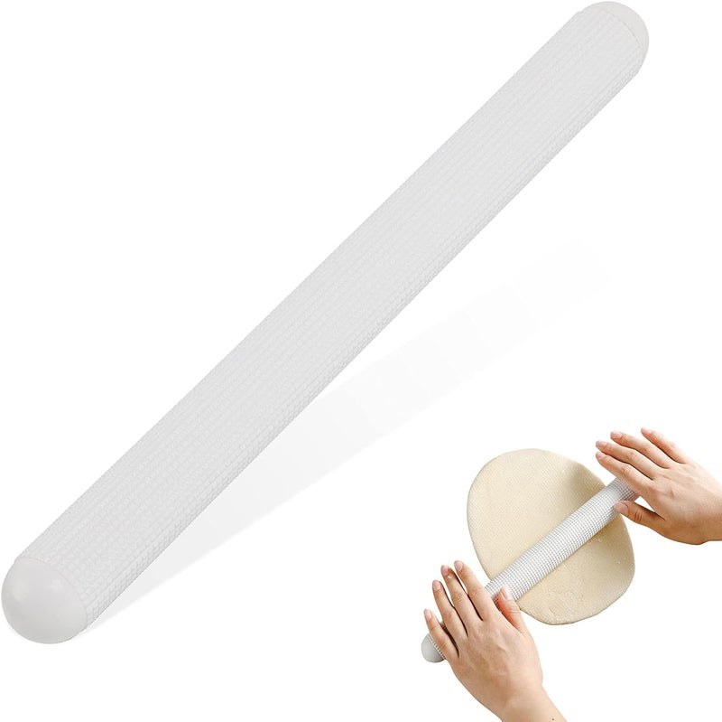 comfrt 15in Rolling Pins for Baking, Non-stick Plastic Rolling Pin Fondant Dough Pastry Roller for Pizza Pie Crust Bread Cookie Dumpling Skin - Image 1