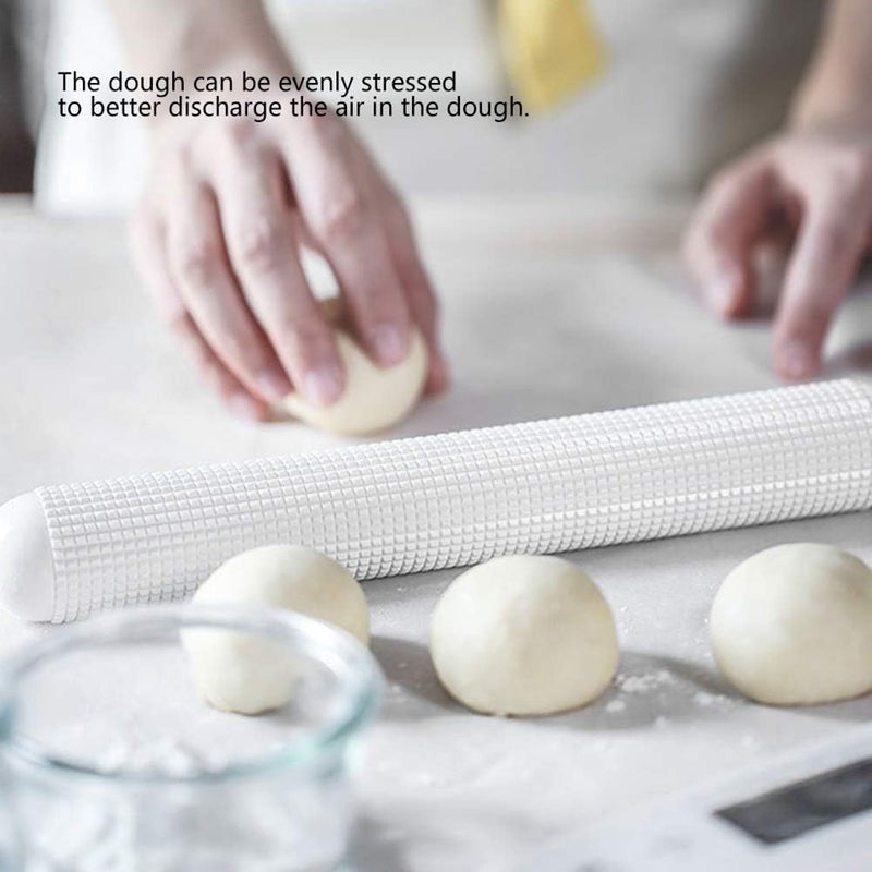 comfrt 15in Rolling Pins for Baking, Non-stick Plastic Rolling Pin Fondant Dough Pastry Roller for Pizza Pie Crust Bread Cookie Dumpling Skin - Image 2