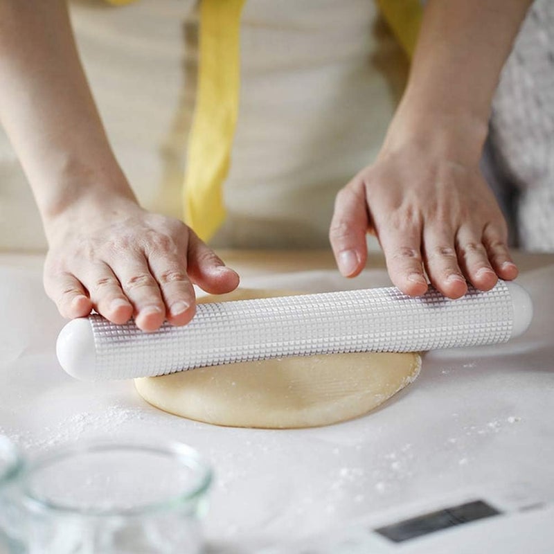 comfrt 15in Rolling Pins for Baking, Non-stick Plastic Rolling Pin Fondant Dough Pastry Roller for Pizza Pie Crust Bread Cookie Dumpling Skin - Image 3
