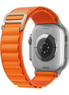 Generic For Apple Watch Ultra Strap Iwatch Alpine Nylon Loop Strap In Stock-Color:Black 42/44/45/49mm  - Image 4