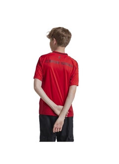 Adidas Adidas Fcb H Jsy Y Red Football Jerseys For Kids Unisex 128  - Image 5
