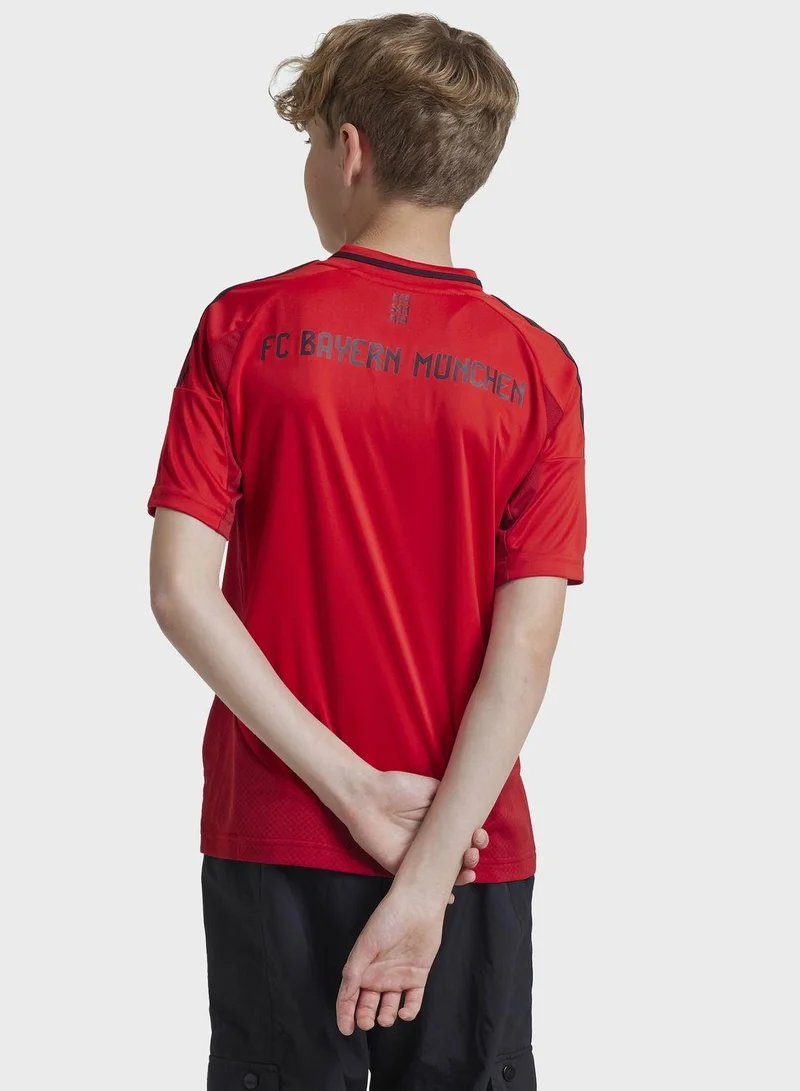 Adidas Fcb H Jsy Y Red Football Jerseys For Kids Unisex 128