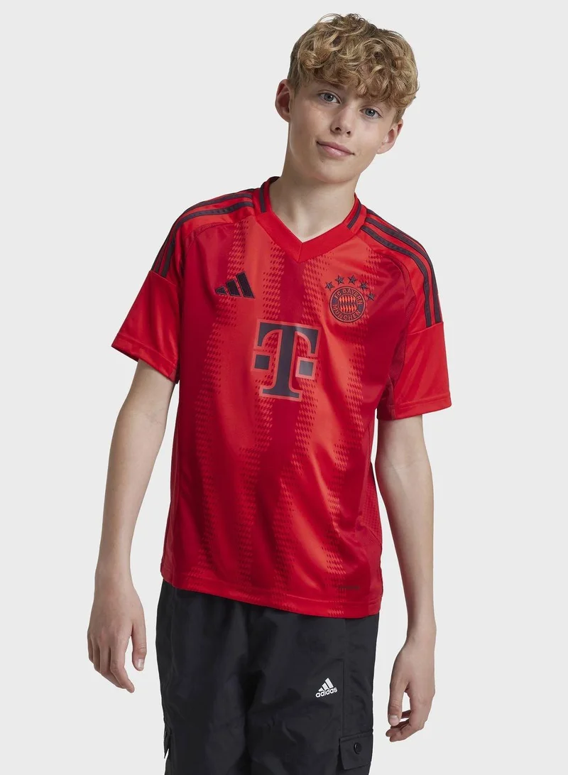 Adidas Fcb H Jsy Y Red Football Jerseys For Kids Unisex 128