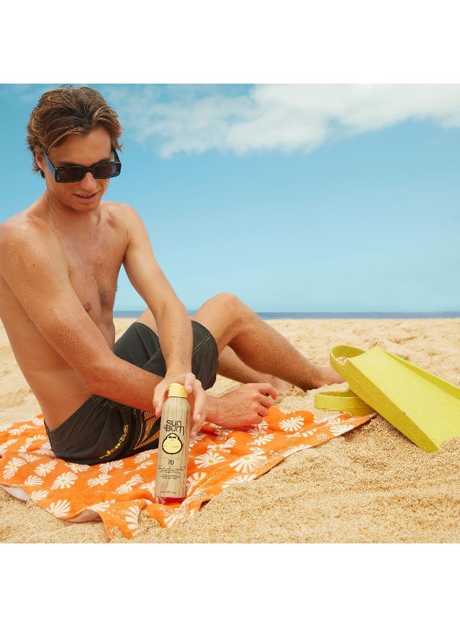 Sun Bum Original SPF 70 Sunscreen Body Spray  Broad Spectrum Moisturizing Sunscreen with Vitamin E  Hawaii 104 Act Compliant Made without Octinoxate  Oxybenzone  6 oz - Image 4